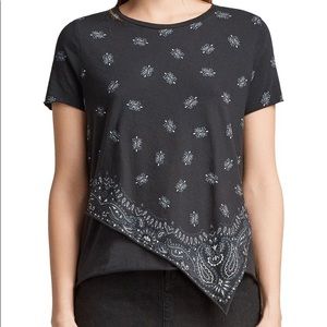 All Saints- Daisy Bandana Tee
